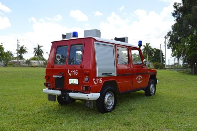1980 Mercedes-Benz G-Class 1980 MERCEDES BENS G230 FIREFIGHTER TRUCK 4WD SUV - photo 6