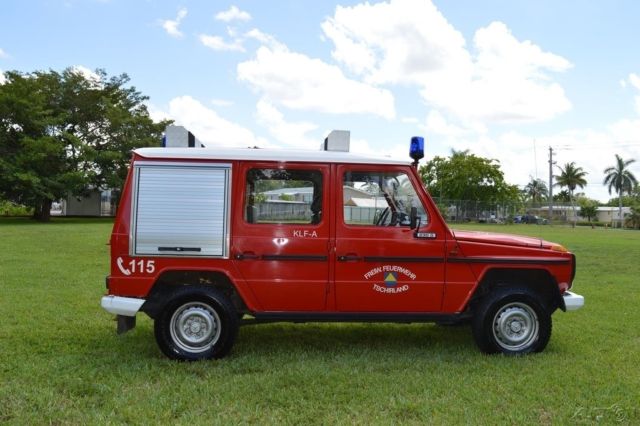 1980 Mercedes-Benz G-Class 1980 MERCEDES BENS G230 FIREFIGHTER TRUCK 4WD SUV - photo 7