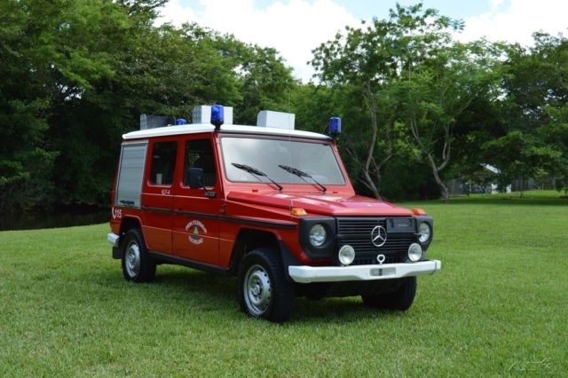1980 Mercedes-Benz G-Class 1980 MERCEDES BENS G230 FIREFIGHTER TRUCK 4WD SUV - photo 8