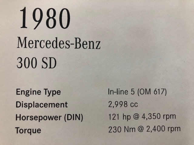1980 Mercedes-Benz 300-Series - photo 4