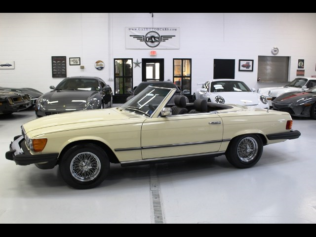 1980 Mercedes-Benz 450 SL Convertible 37982 Miles Cream V8 Automatic 1980 Mercedes-Benz SL-Class Convertible
