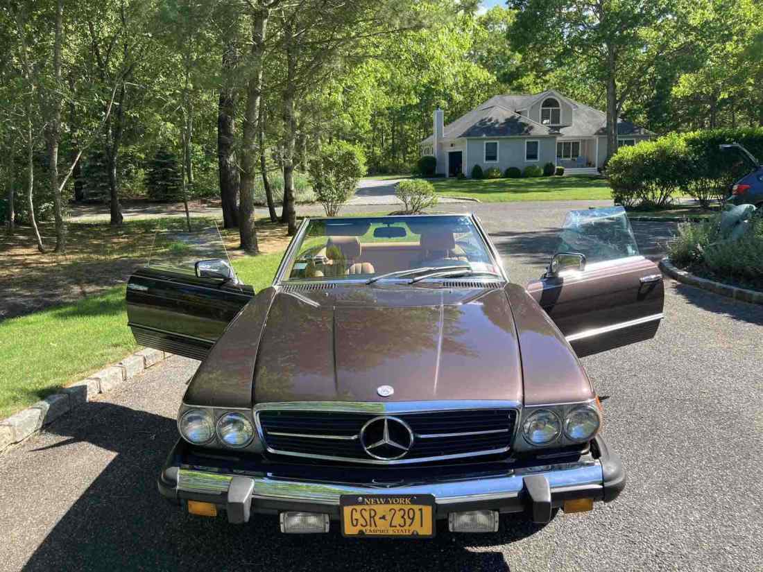 1980 Mercedes-Benz 450SL Convertible Brown RWD Automatic 1980 Mercedes-Benz 450SL