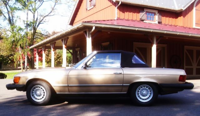 1980 MERCEDES-BENZ 450SL ENTRY LEVEL CLASSIC/COLLECTIBLE COUPE SOFT/HARDTOP-86K 1980 Mercedes-Benz SL-Class SILVER
