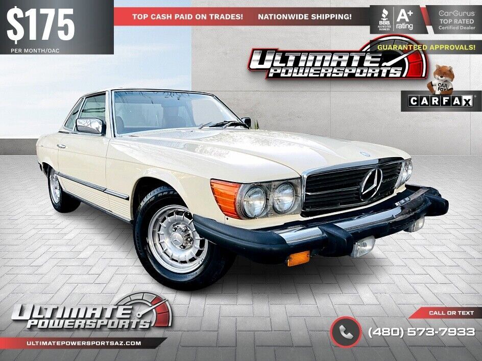 1980 Mercedes-Benz 450SL Roadster New Soft Top! AZ Car NO RUST! 450 SL 560SL 1980 Mercedes-Benz SL-Class Roadster