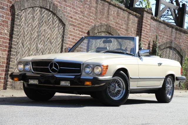 1980 Mercedes-Benz 450sl SL 37998 Miles Beige Convertible Auto 1980 Mercedes-Benz SL-Class SL