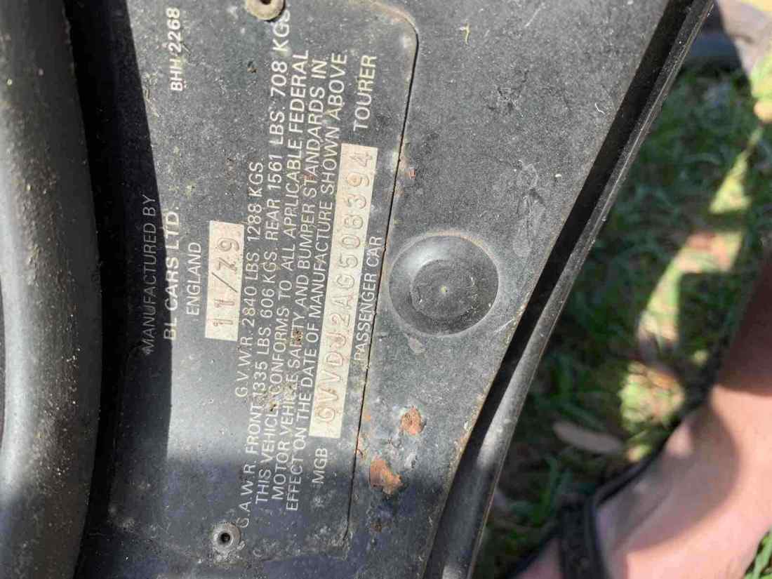 1980 MG MGB LE (Limited Edition) - photo 11