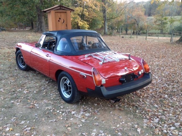 1980 MG MGB with Factory Overdrive 1980 MG MGB