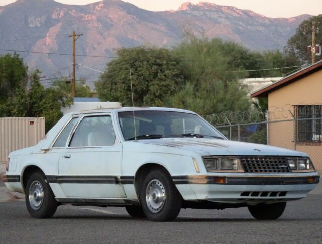 1980 Mustang FOX body original Coupe 6 cyl AC rot free patina not LX GT Notch 1980 Ford Mustang Coupe Highway Patrol style