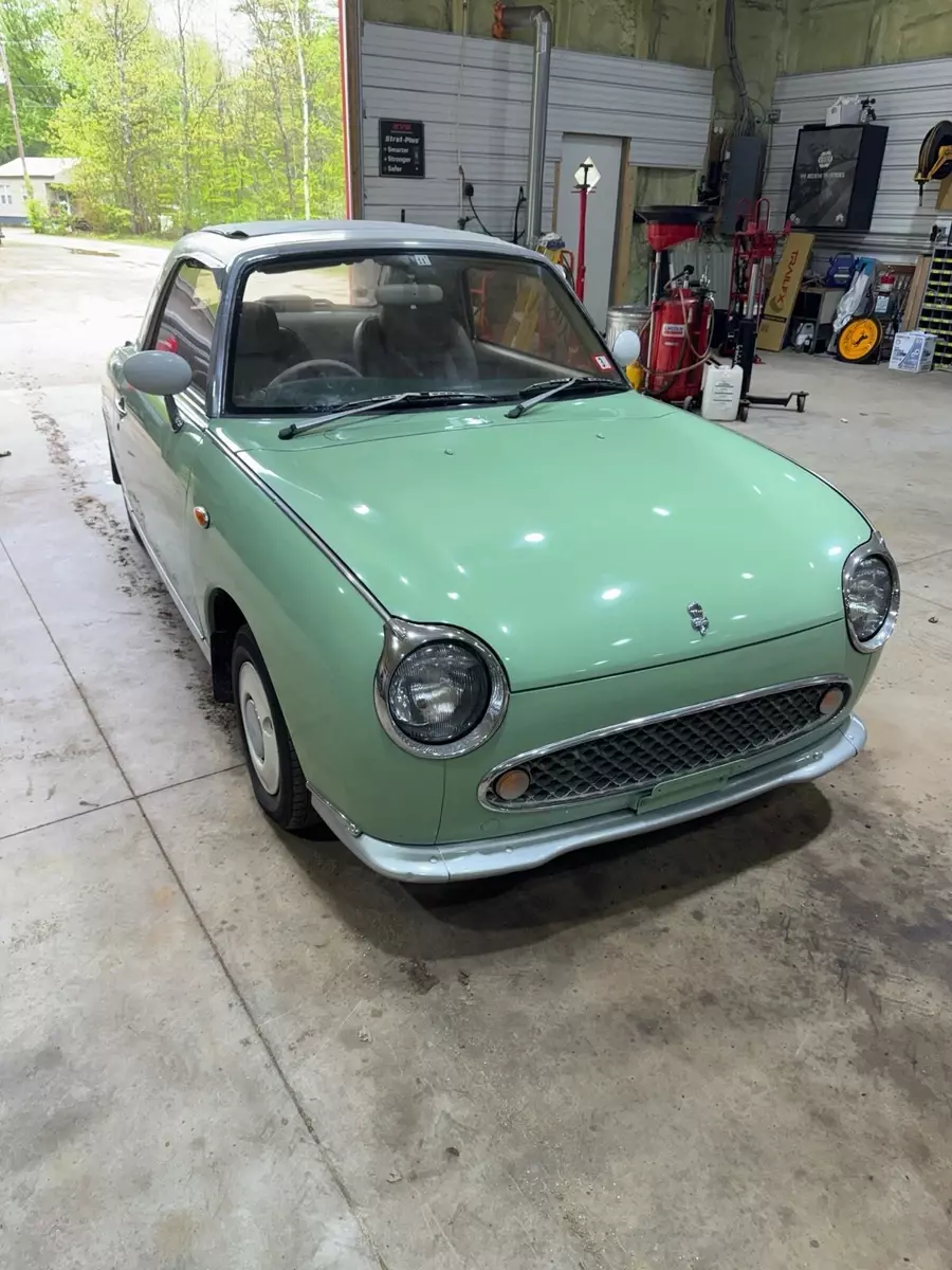 1980 Nissan Figaro Green 1980 Nissan Figaro