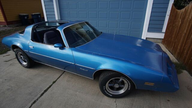 1980 Pontiac Firebird Esprit 350 Chevy SB automatic blue T-Tops 1980 Pontiac Firebird Esprit