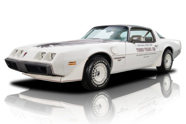 1980 Pontiac Firebird Trans Am Pace Car 270 Miles Cameo White Coupe 4.9 Liter T 1980 Pontiac Firebird Trans Am Pace Car --