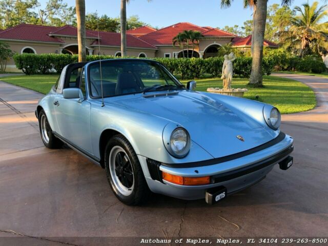 1980 Porsche 911 SC Targa 5 Speed Manual 2-Door Coupe 1980 Porsche 911 SC Targa