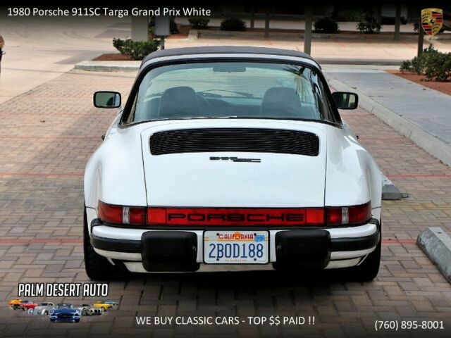 1980 Porsche 911 Targa Grand Prix White - photo 4