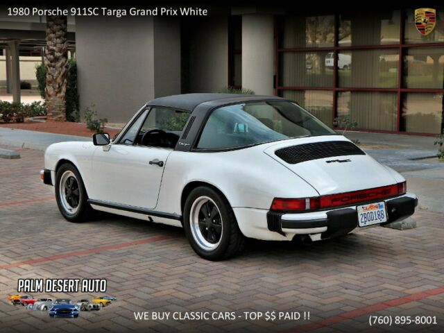 1980 Porsche 911 Targa Grand Prix White - photo 6