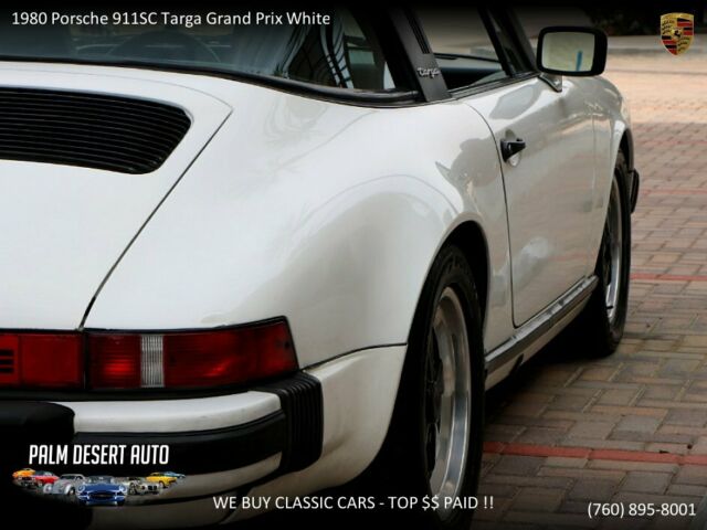 1980 Porsche 911 Targa Grand Prix White - photo 9