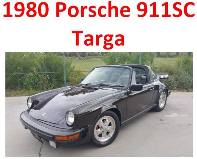 1980 Porsche 911SC Targa -- California Car since new 1980 Porsche 911 SC Targa
