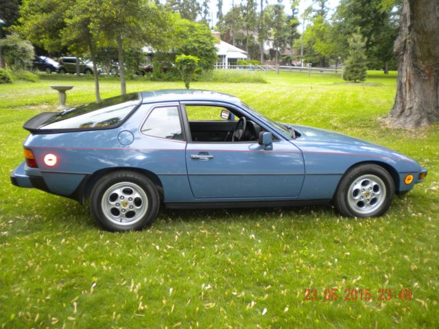 1980 Porsche 924 manual transmission 5 speed blue 1980 Porsche 924