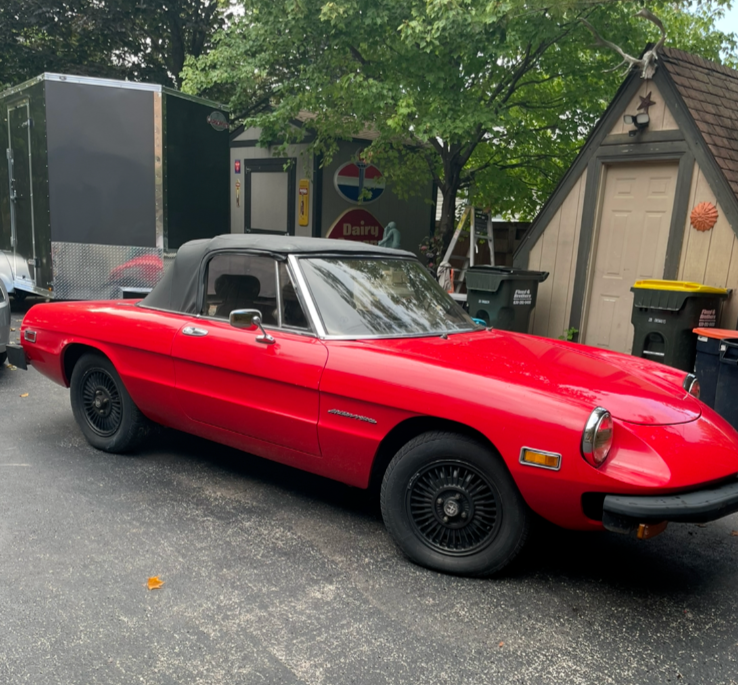 1980 RED ALFA ROMEO SPIDER VELOCE CONV. RARE 40,305 MILES LIQUIDATION PRICING 1980 Alfa Romeo Spider