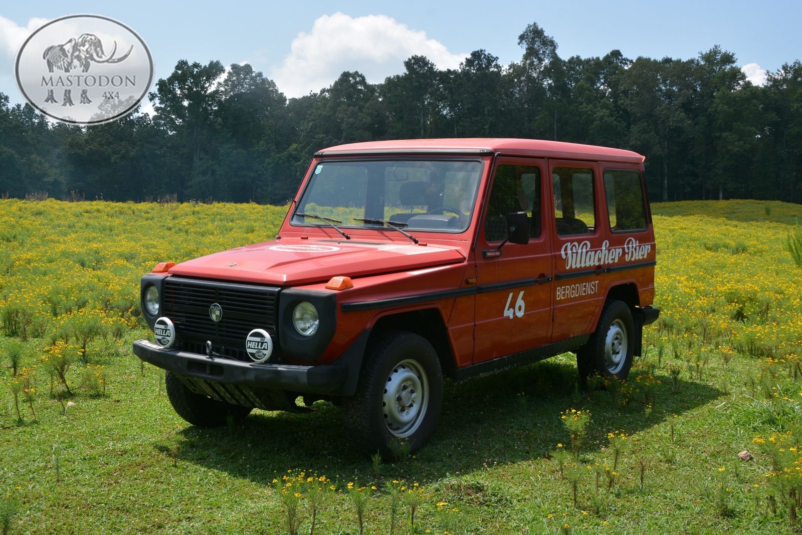 1980 Red BARN DOOR 230GE RED 4x4 HARDTOP G-class G-wagen 1980 Mercedes-Benz G-Class BARN DOOR G-wagon gas