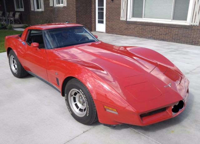 1980 Red Corvette L82 1980 Chevrolet Corvette