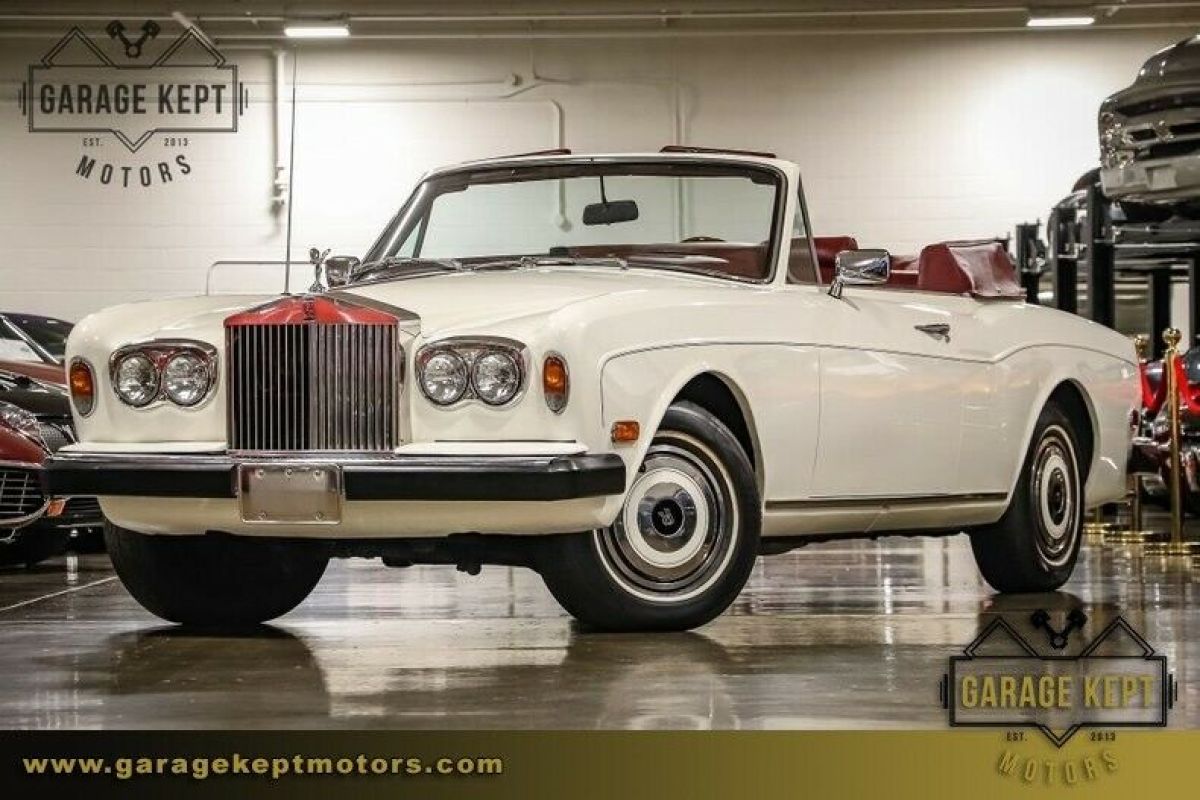 1980 Rolls-Royce Corniche White Convertible 6.75L V8 47864 Miles 1980 Rolls-Royce Corniche