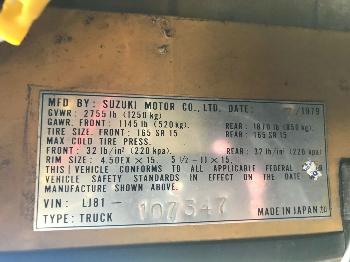 1980 Suzuki LJ81 - photo 9
