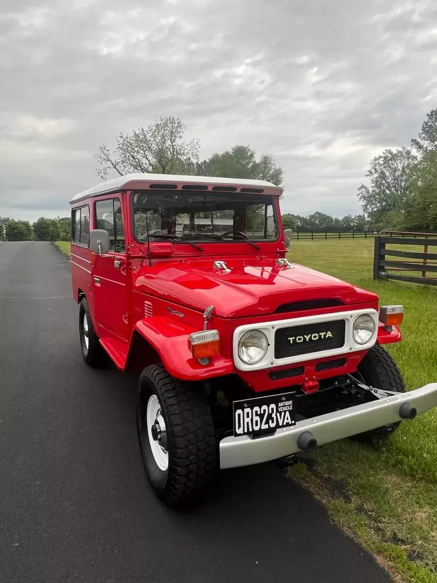 1980 Toyota Land Cruiser SUV Red Land Cruiser 1980 Toyota Land Cruiser Land Cruiser