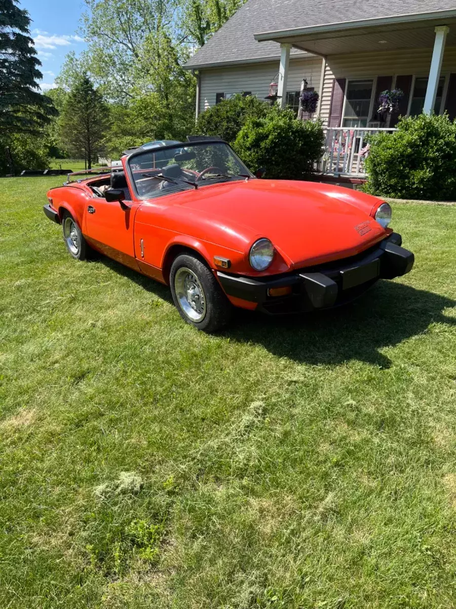 1980 Triumph Spitfire 1500 4 speed w/overdrive Factory hardtop. 1980 Triumph Spitfire