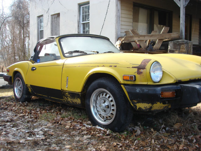 1980 Triumph Spitfire Base Convertible 2 Door 1.5L with Hardtop 1980 Triumph Spitfire Base Convertible 2-Door