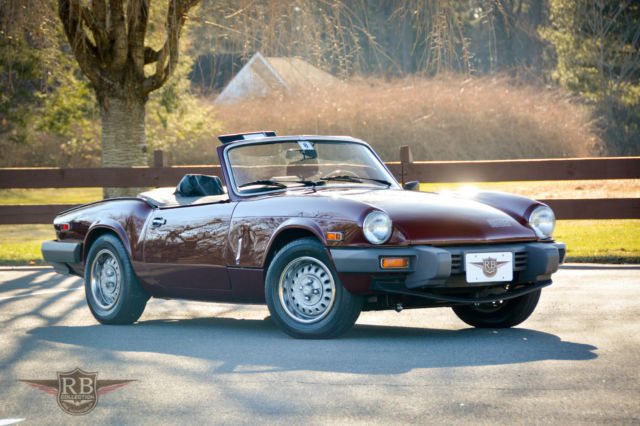 1980 Triumph Spitfire 1500 Convertible 2-Door