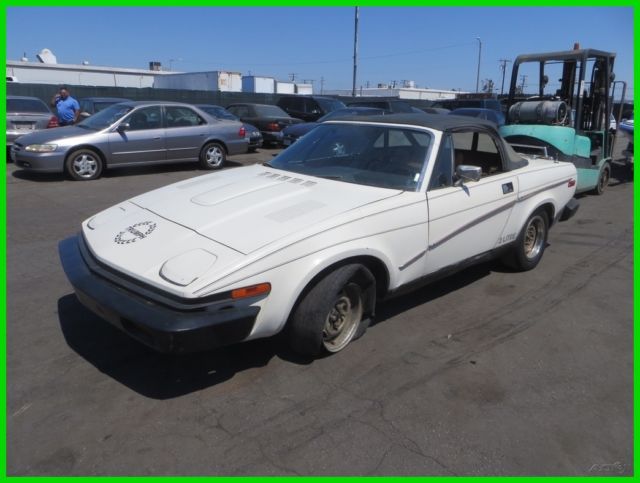 1980 Triumph TR7 4-Cylinder Manual Gas NO RESERVE 1980 Triumph Other