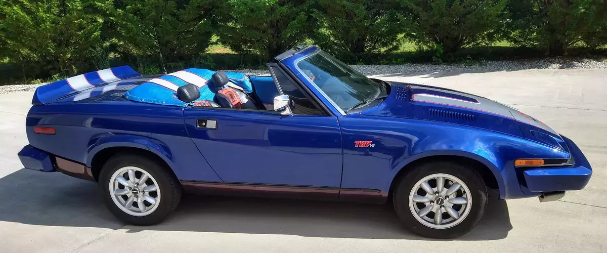 1980 Triumph TR7 Convertible with Custom Paint and GM 3.4 V6 Powertrain. 1980 Triumph TR7