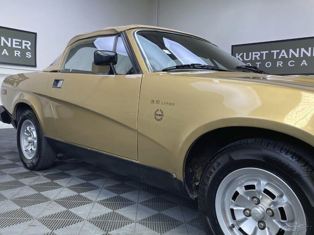 1980 Triumph TR8 1980 TRIUMPH TR8 CONVERTIBLE. MIDAS GOLD METALLIC - photo 10