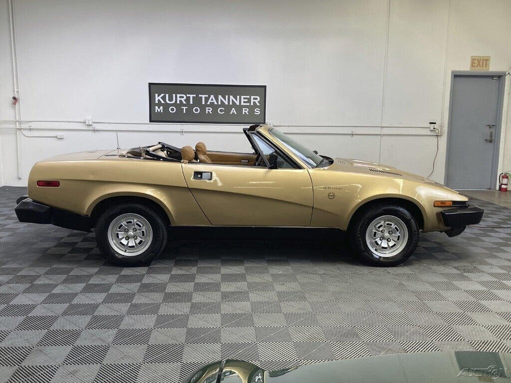 1980 Triumph TR8 1980 TRIUMPH TR8 CONVERTIBLE. MIDAS GOLD METALLIC - photo 8
