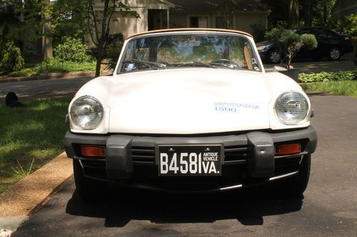 1980 Triuph Spitfire 1500, one owner low miles, ALL original w/Window Sticker 1980 Triumph Spitfire