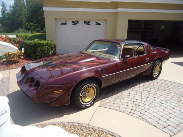 1980 TURBO TRANS AM - GORGEOUS CAR -65,661 MILES - VERY RARE COLOR COMBO -PRETTY 1980 Pontiac Trans Am burgundy