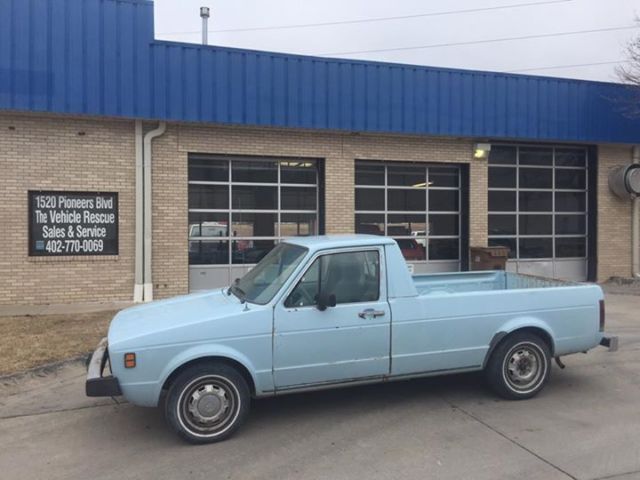 1980 Volkswagen Mk1 VW Rabbit Caddy Pick Up Truck Diesel 4 speed Lago Blue OEM 1980 Volkswagen Rabbit Diesel Lago Blue Truck Mk1 4 speed CADDY