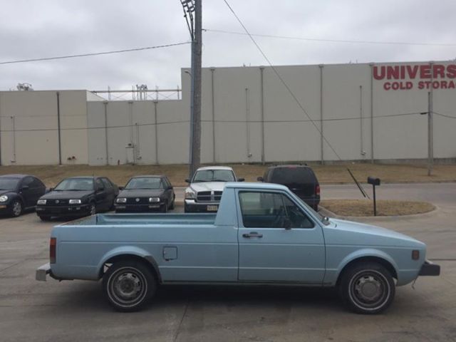 1980 Volkswagen Rabbit Diesel Lago Blue Truck Mk1 4 speed CADDY - photo 2
