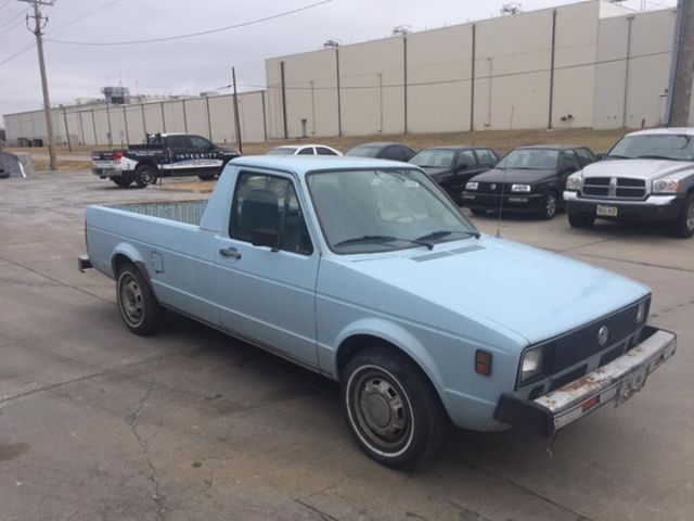 1980 Volkswagen Rabbit Diesel Lago Blue Truck Mk1 4 speed CADDY - photo 3
