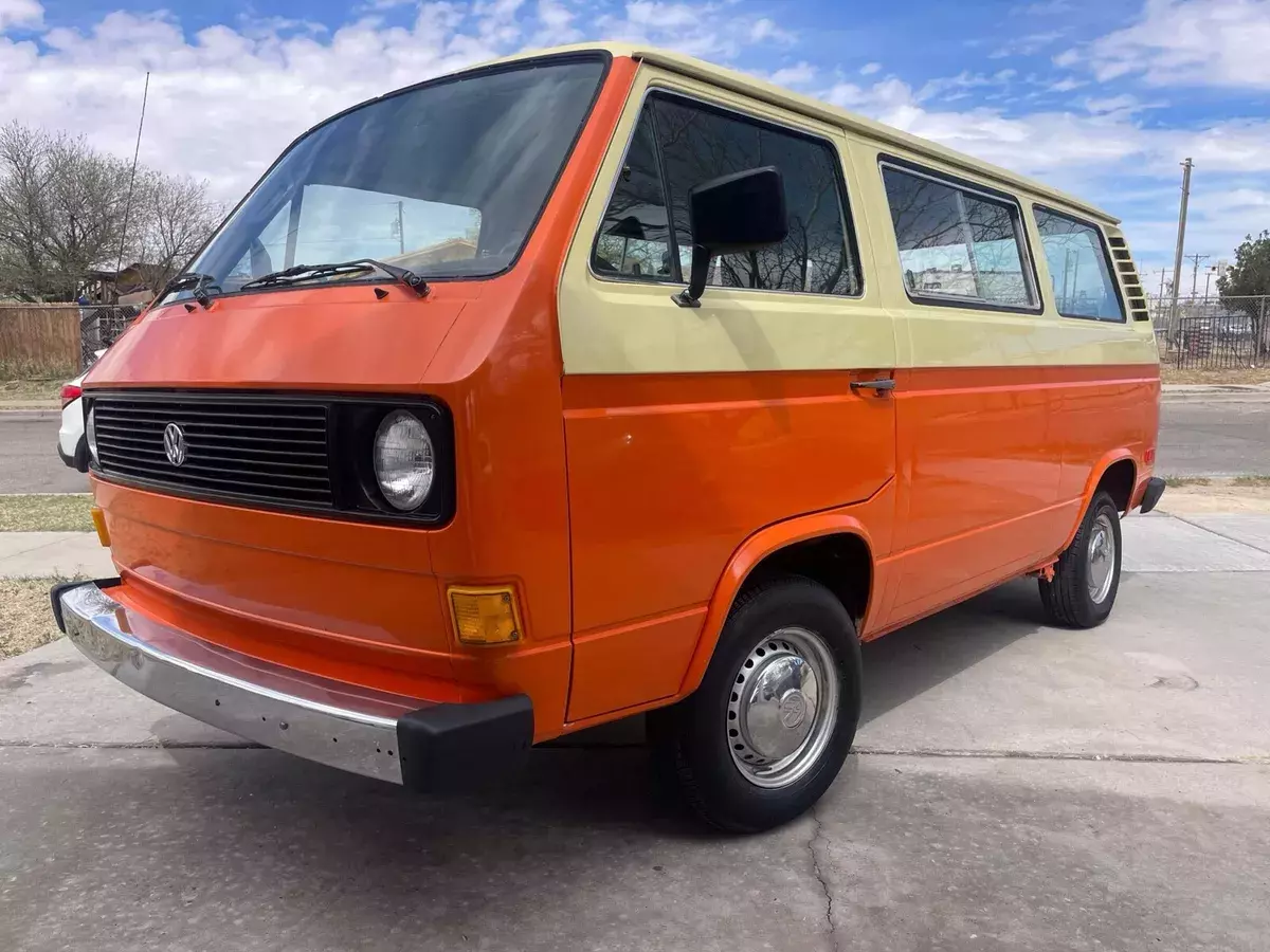 1980 Volkswagen Vanagon Van Orange 1980 Volkswagen Vanagon