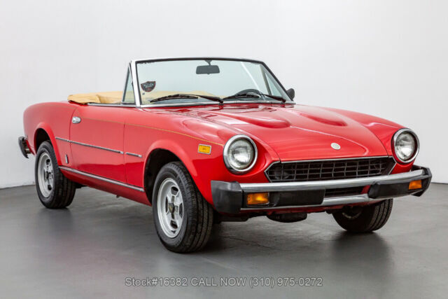 1981 2000 Used 2L I4 8V Manual 1981 Fiat 124 Sport Spider 2000