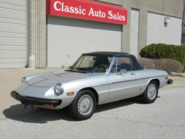 1981 ALFA ROMEO SPIDER VELOCE 36000 Miles SILVER METALLIC ROADSTER 36K MILES 4 1981 Alfa Romeo Spider --