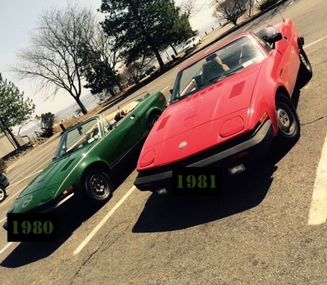 1981 and1980 Triumph TR7 Convertibles COLLECTION 1980 Triumph TR7