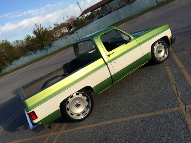 1981 C10 Lowered Pro Touring LS Swap LS1 C-10 Rat Hot Rod Custom Paint Airride 1981 Chevrolet C-10
