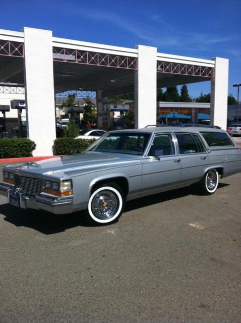 1981 Cadillac Estate Wagon Ultimate Raider Tailgate Mobile 1981 Cadillac Fleetwood Slate Grey Leather
