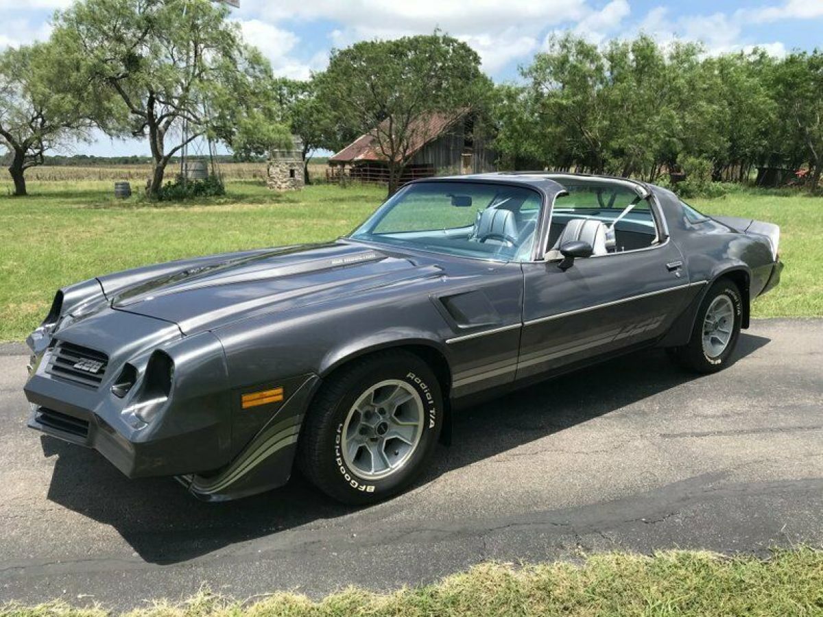 1981 Chevrolet Camaro 2dr Coupe 9784 Miles Charcoal Coupe 8 Cylinder Engine 4 sp 1981 Chevrolet Camaro 2dr Coupe