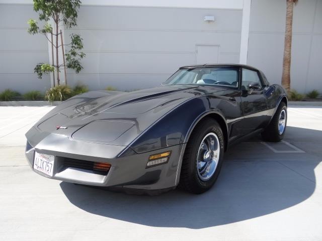 1981 Chevrolet Corvette 103474 Miles Gray 5L NA V8 overhead valves (OHV) 16V A 1981 Chevrolet Corvette