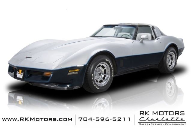 1981 Chevrolet Corvette Silver Metallic Coupe 350 V8 4 Speed Manual 1981 Chevrolet Corvette --