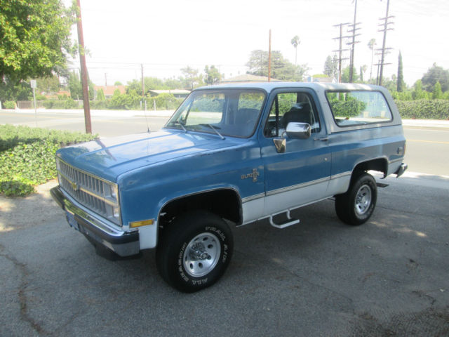 1981 chevrolet K5 Blazer Silerado 5.7 350 V8 4X4 Blue plates CA, No rust. NR 1981 Chevrolet Blazer