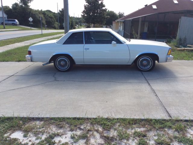 1981 Chevy Malibu Coupe please read description 1981 Chevrolet Malibu